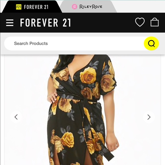 NWOT FOREVER 21 maxi dress - Picture 7 of 7